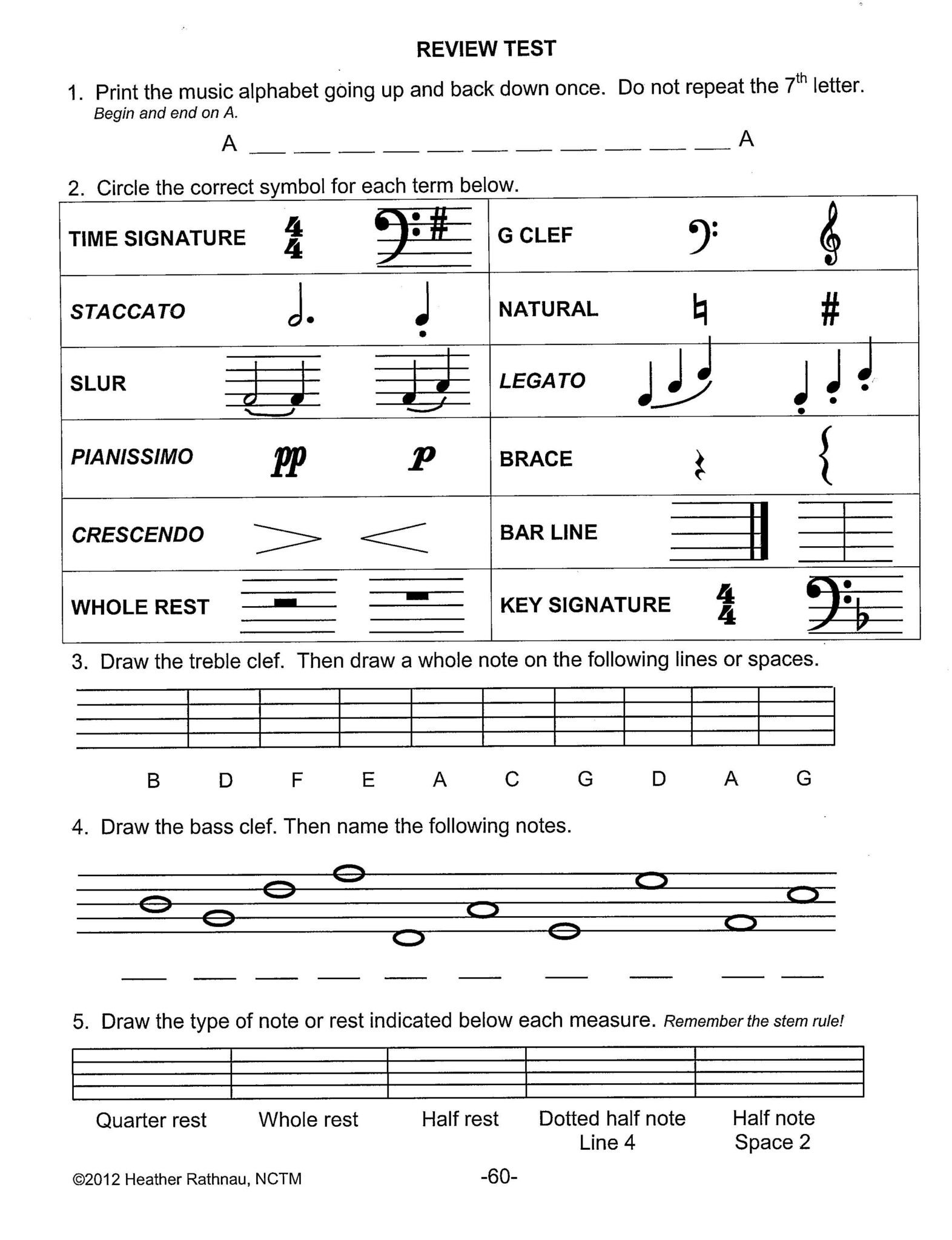 BRONZE Level Medallion Workbook Theory Time