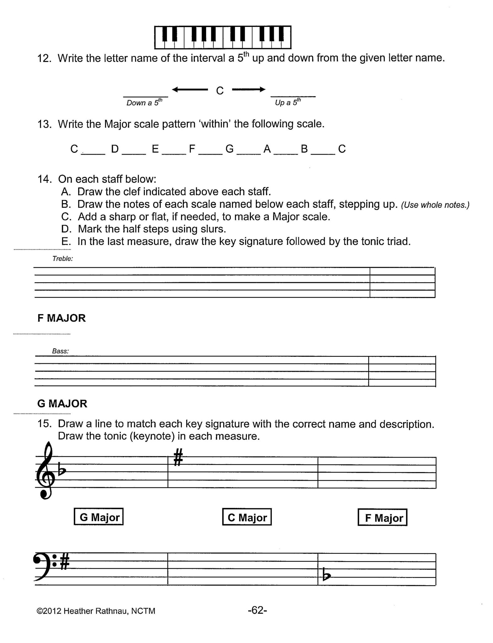 BRONZE Level Medallion Workbook Theory Time